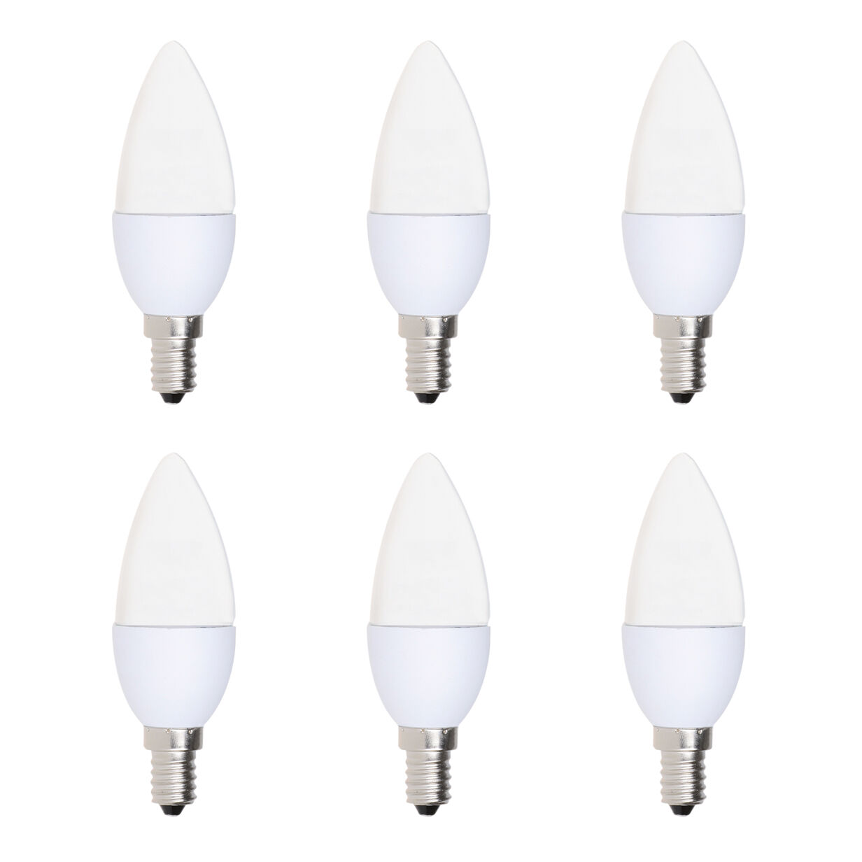 Simply Conserve 5 watt Frosted Candelabra LED 6 pack Evergy Marketplace