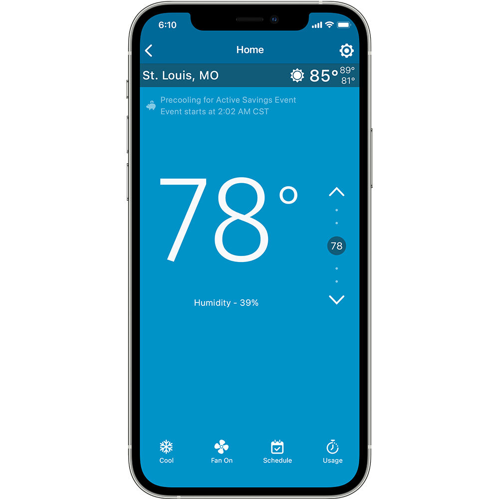 Sensi smart thermostat | Evergy Marketplace